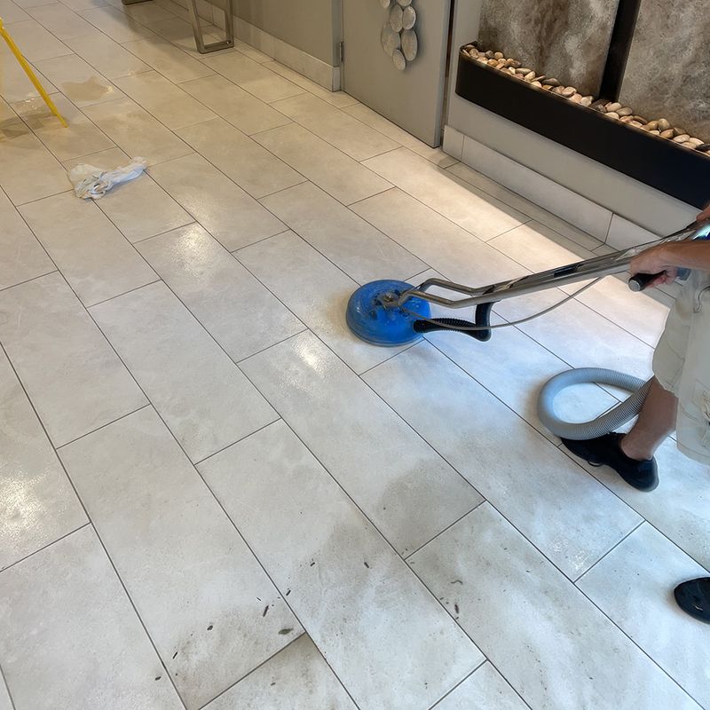 Pine-scented floor cleaners