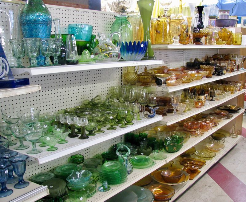 Glassware by the Shelf-Load