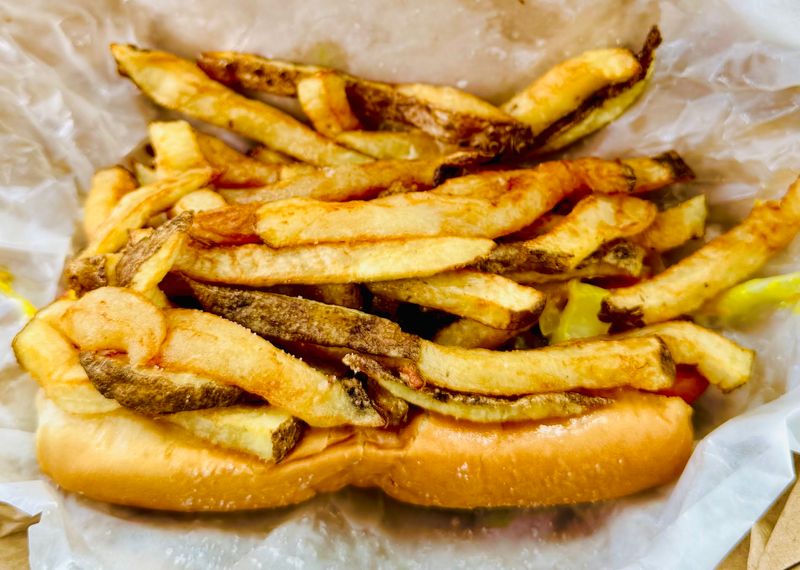 Fries Piled Right on Top