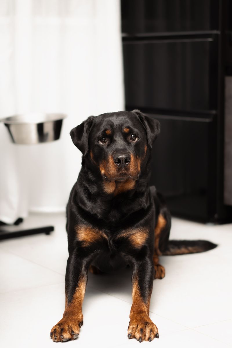 Rottweiler - quiet strength in focus