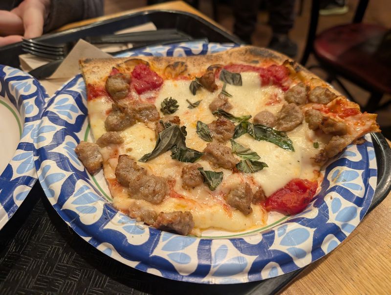 Thick Squares of Old-School Pizza