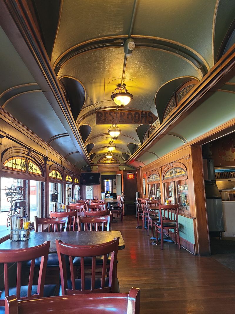Booths Beneath Vintage Windows