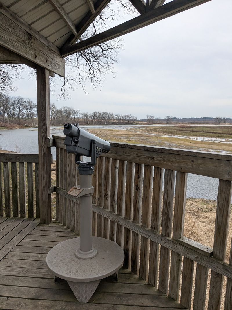Overlook Deck with a Free Telescope