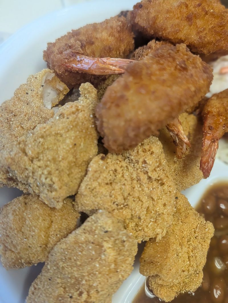 Shrimp, Burgers, and Something Sweet