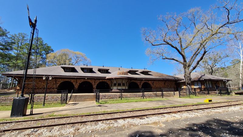A Depot Hidden in the East Texas Pines