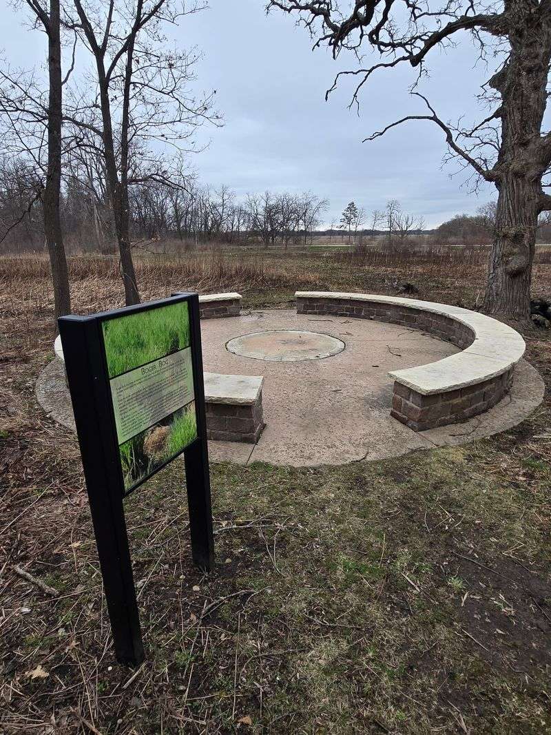 The Council Ring of Old Chicago Granite