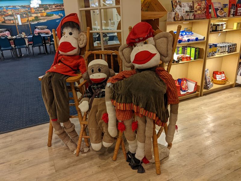 Swedish Decor, Sock Monkeys, and a Rock Star Guitar