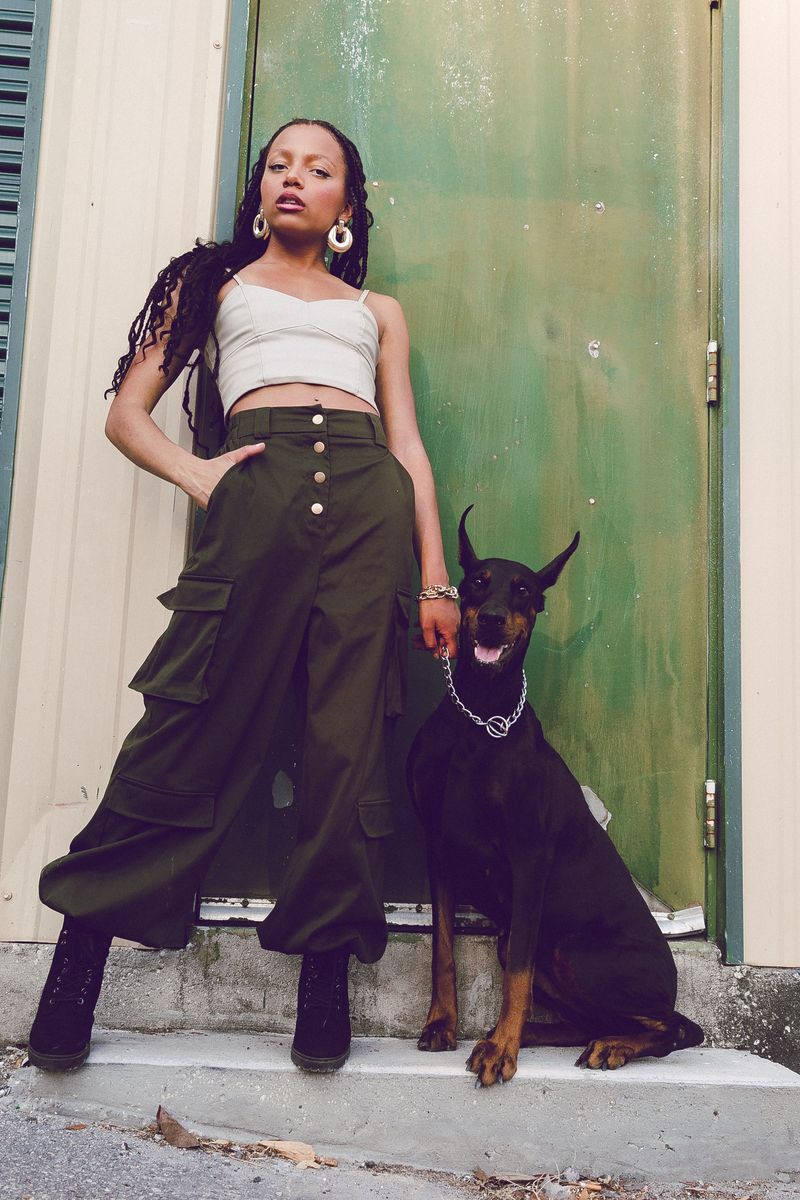 Everyone looks relaxed - These dogs may still be watching the one thing that changed 2 Doberman Pinscher: The New Face at the Door
