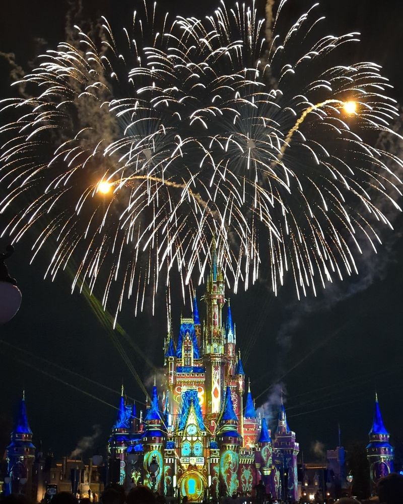 Watch Happily Ever After Fireworks in Front of Cinderella Castle (Magic Kingdom)