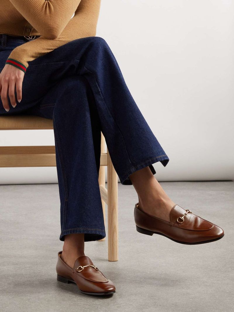 Gucci Jordaan Leather Loafer