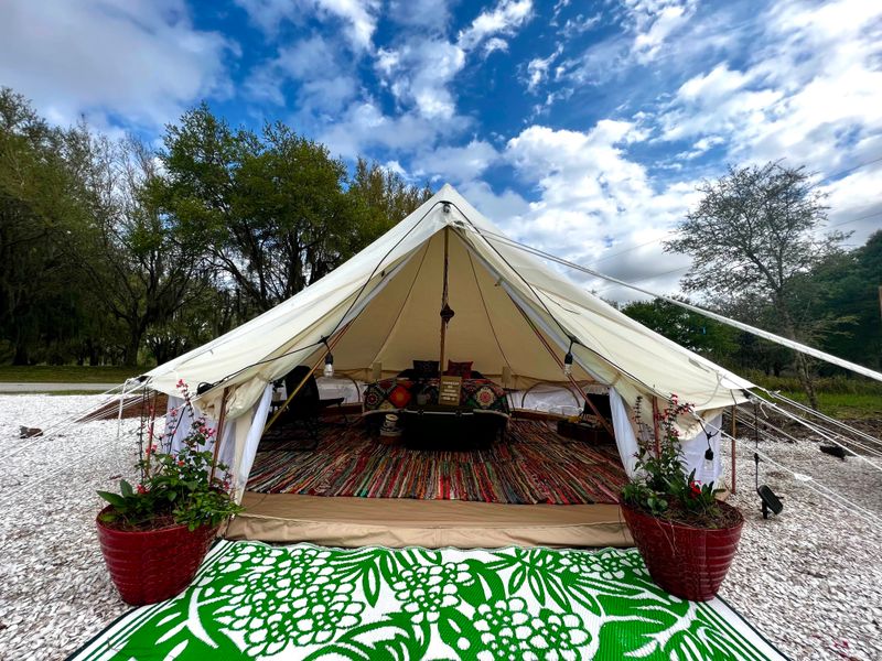 Comfy Camping Glamping Rentals at Alafia River State Park – Lithia, FL