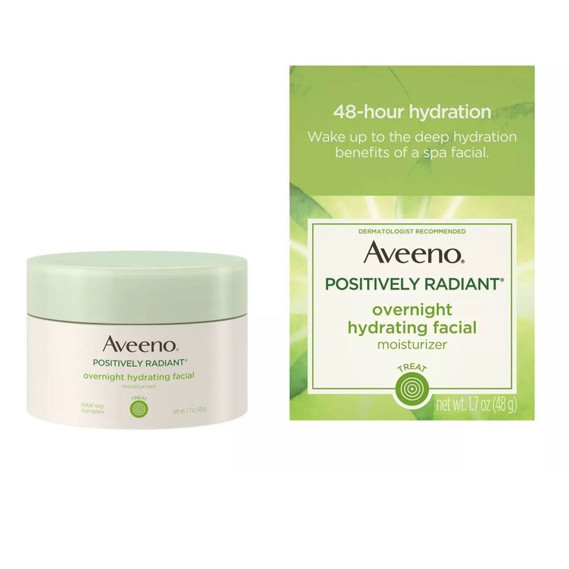 Aveeno Positively Radiant Overnight Hydrating Facial