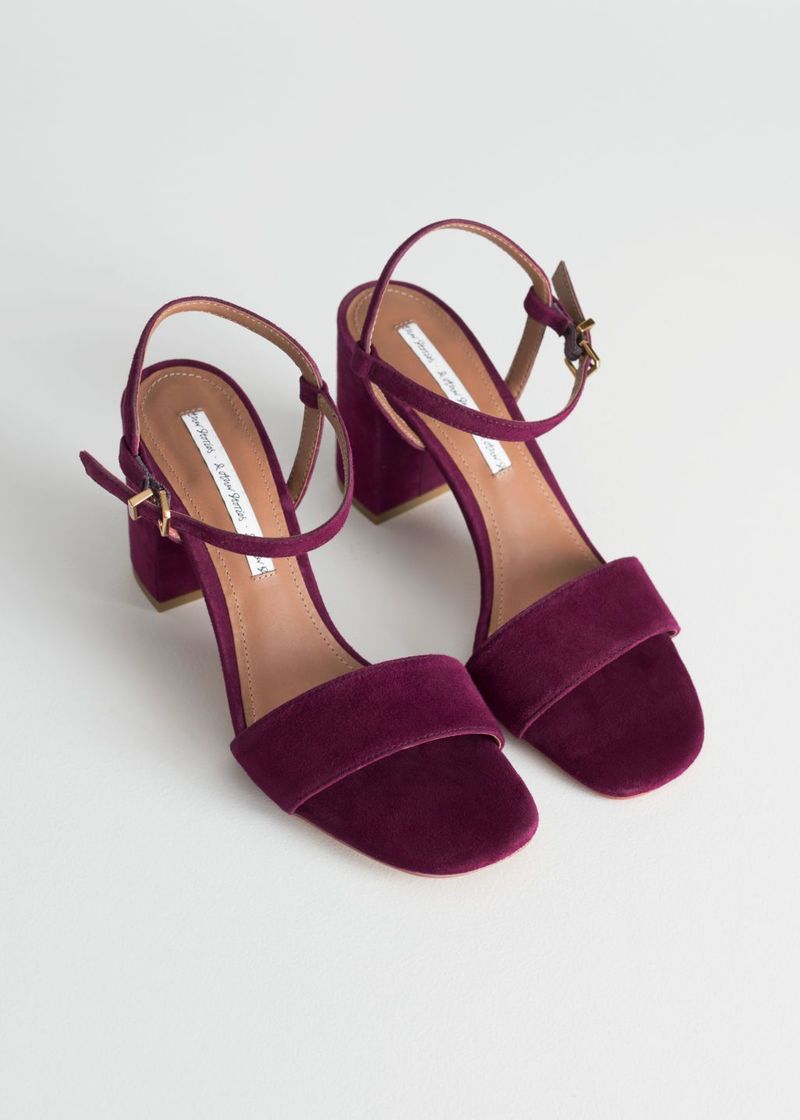 &Other Stories Strappy Block Heel Sandals