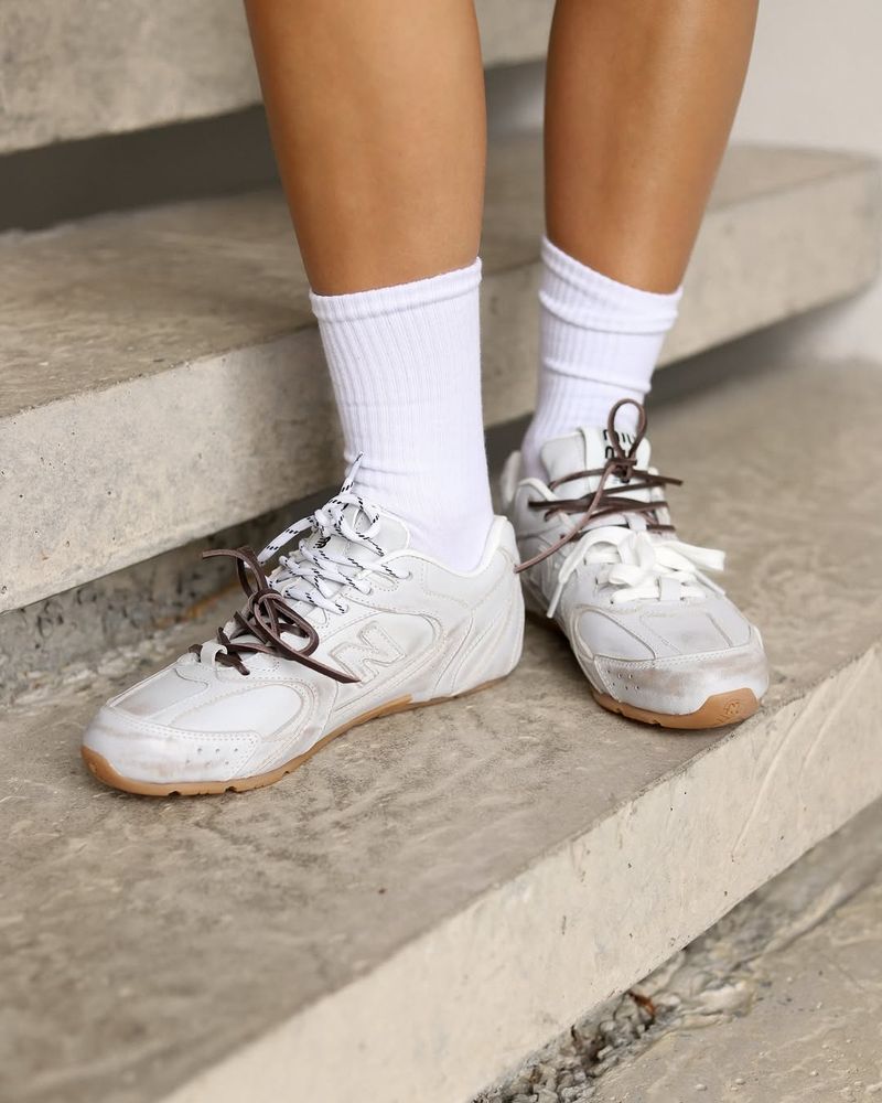 New Balance X Miu Miu 530 SL leather sneakers
