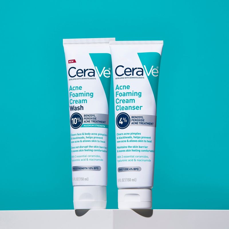 CeraVe Acne Foaming Cream Cleanser