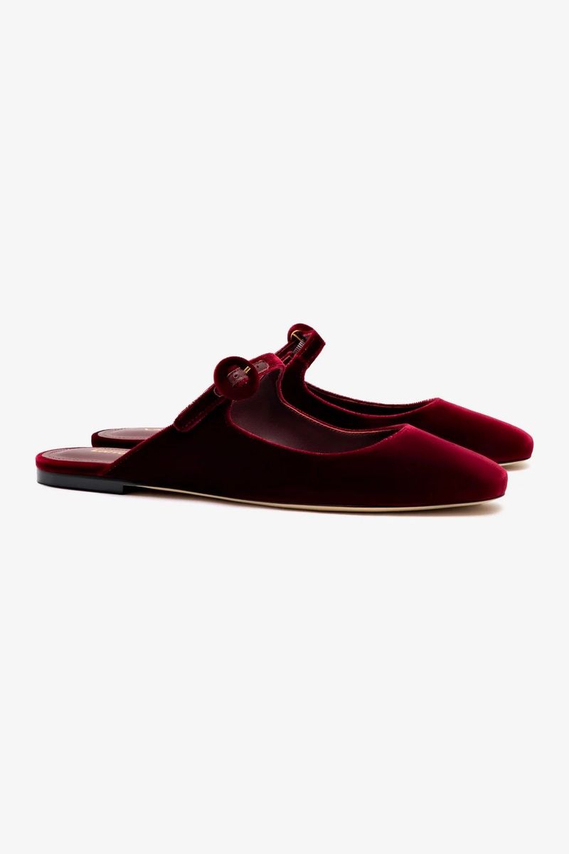 Larroudé Blair Patent Mary Jane Mule
