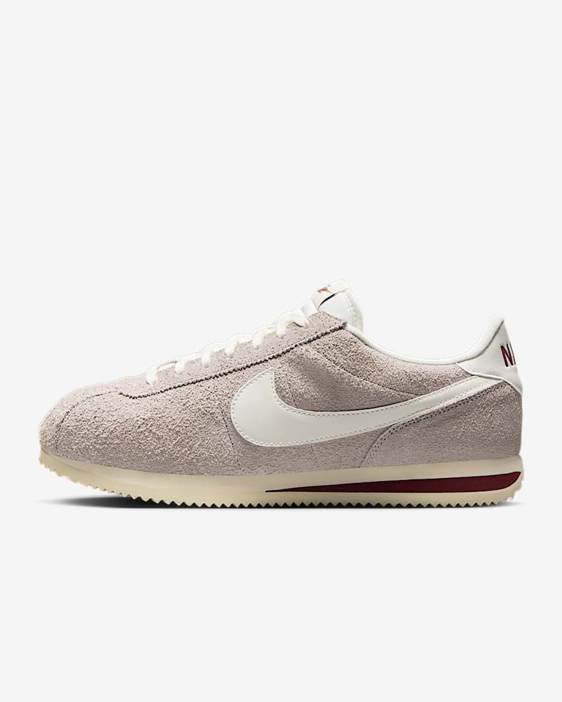 Nike Cortez SE Leather-Trimmed Brushed-Suede Sneakers