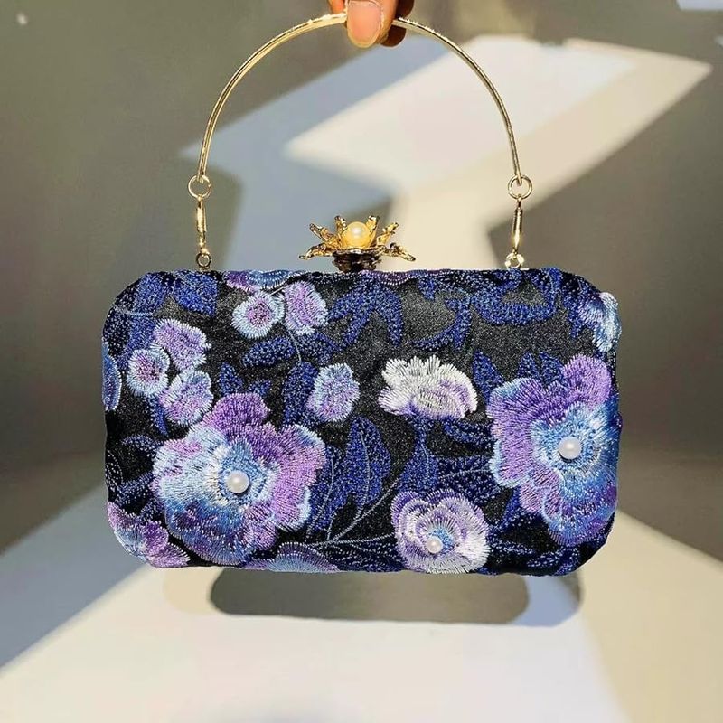 Embroidered Evening Purse