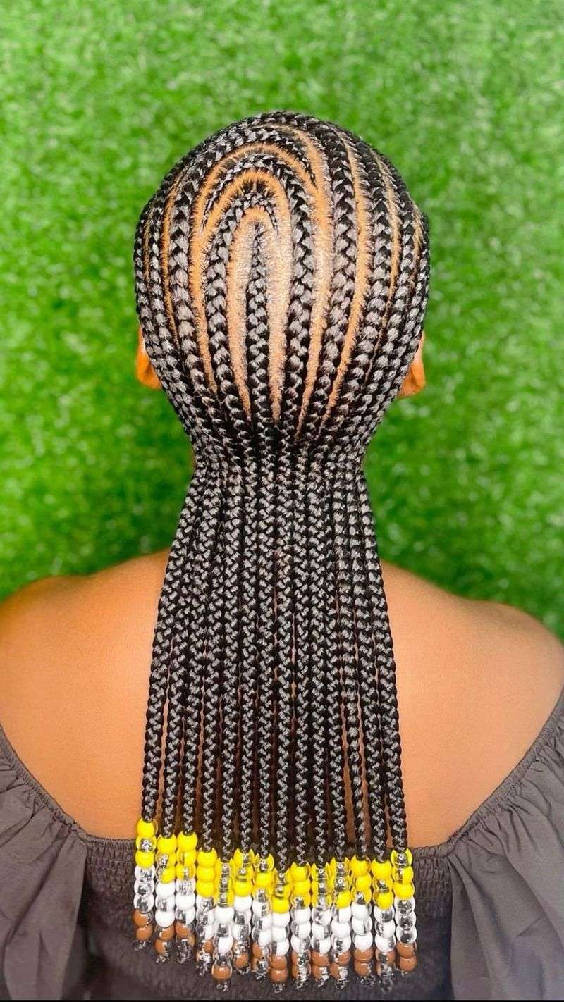 Beaded Ghana Braids