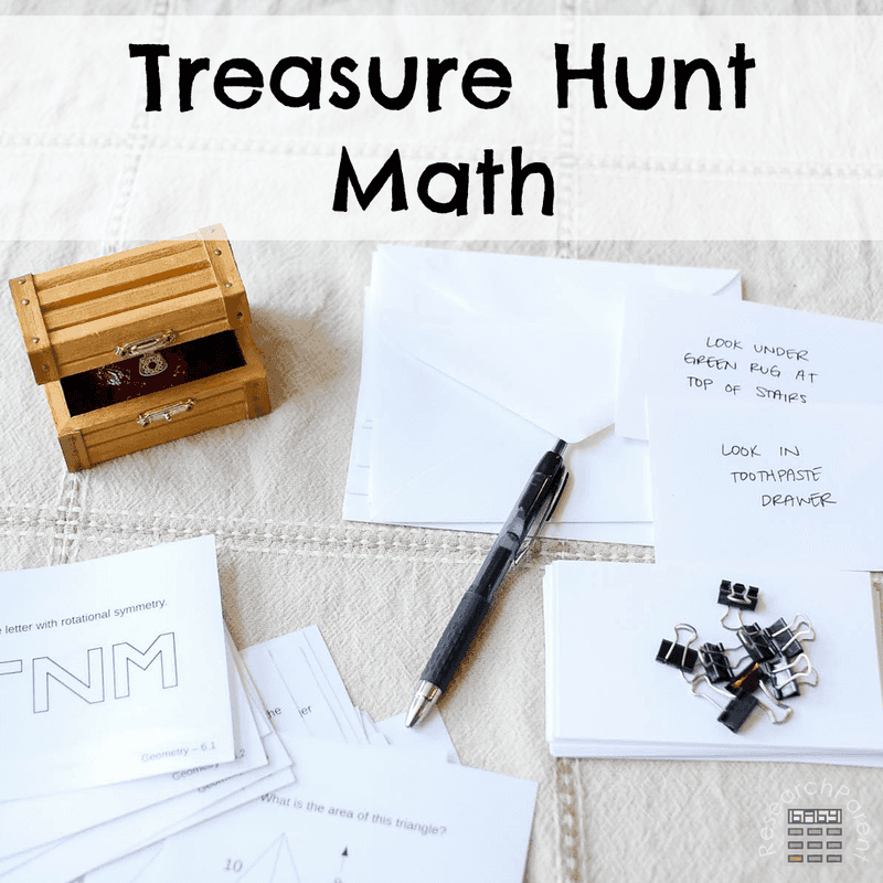 Math Treasure Hunts