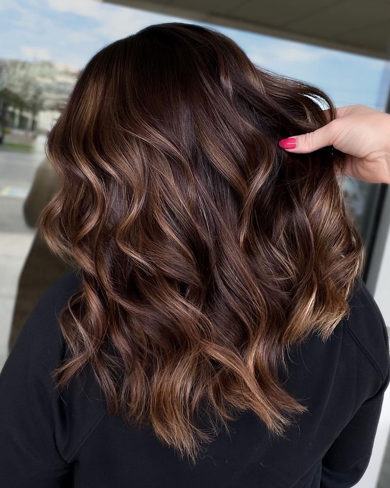 Subtle Caramel Highlights