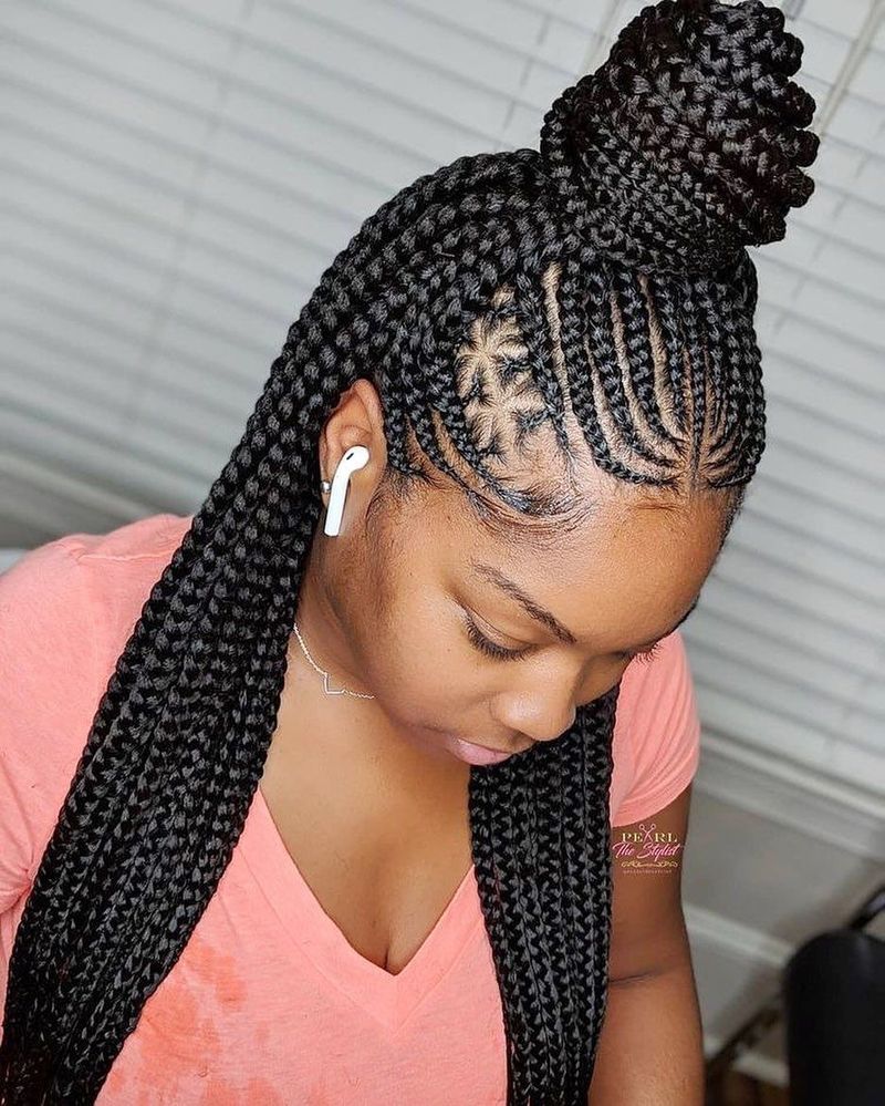 Half-Up Half-Down Braids