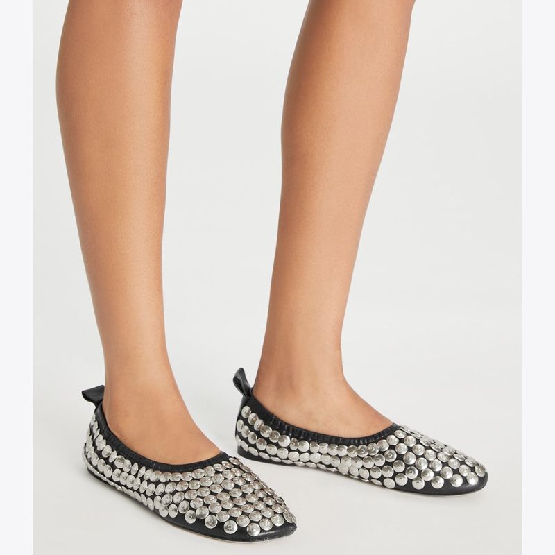 Tory Burch studded ballet flats