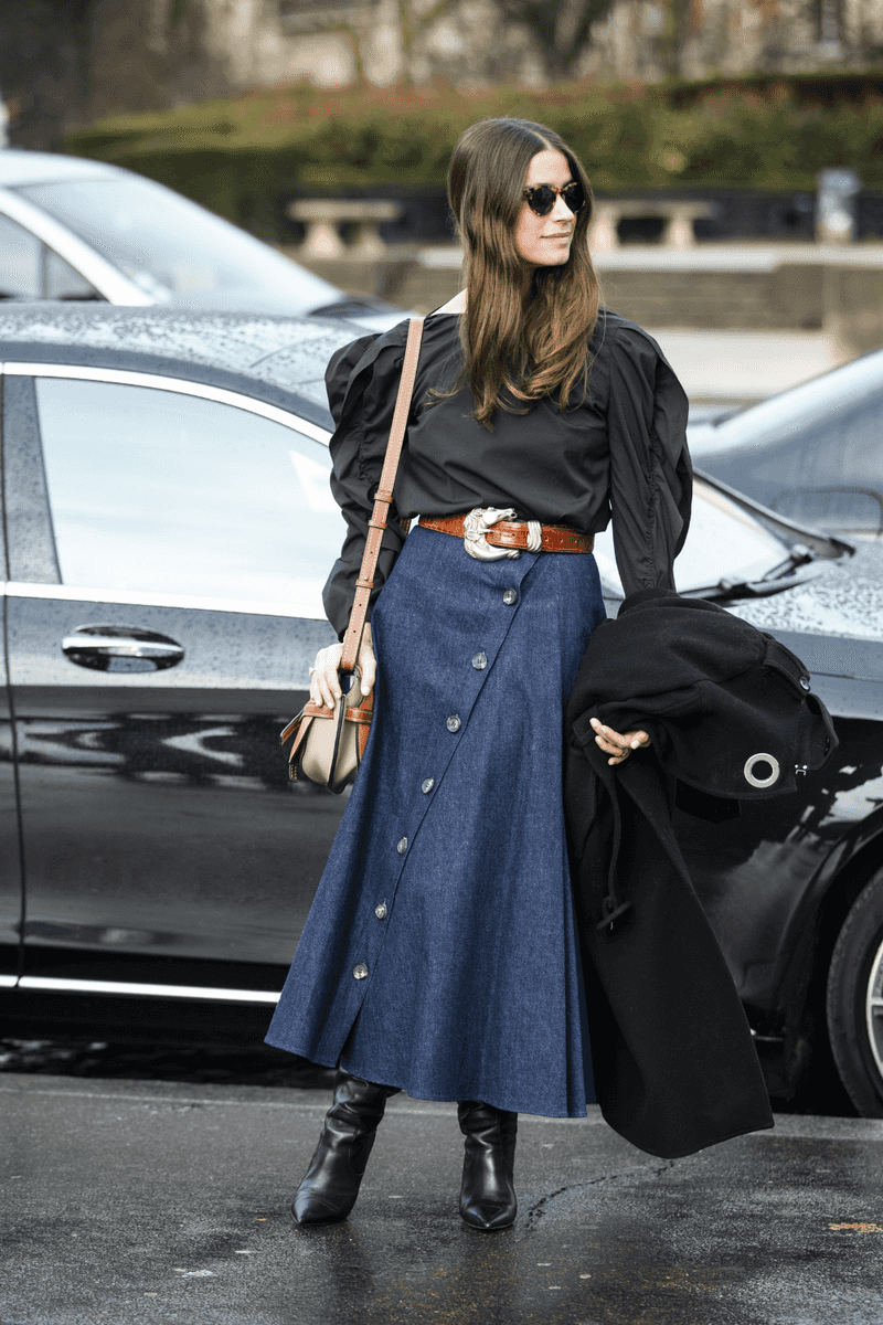 How the Denim Skirt Trend Is Making Fashion Simpler (And Way More Stylish)!