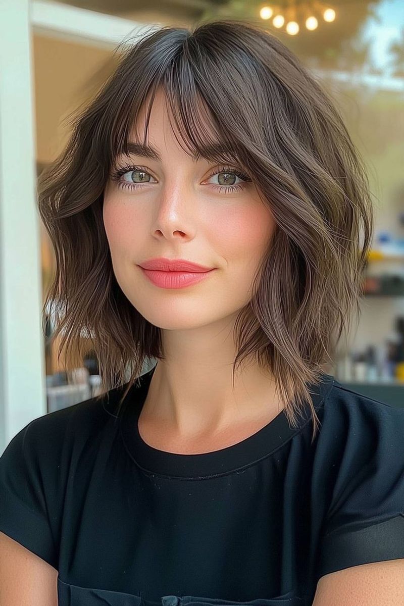 Long Bob with Bangs