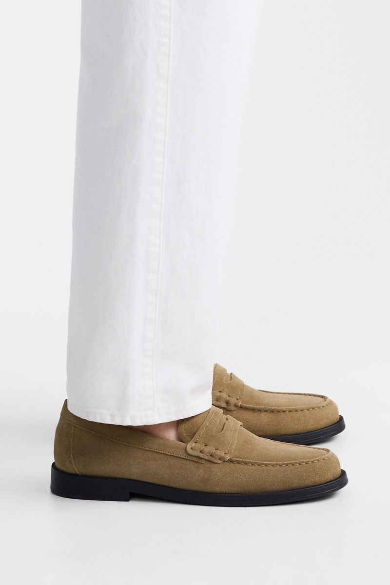 Suede Penny Loafers – Zara