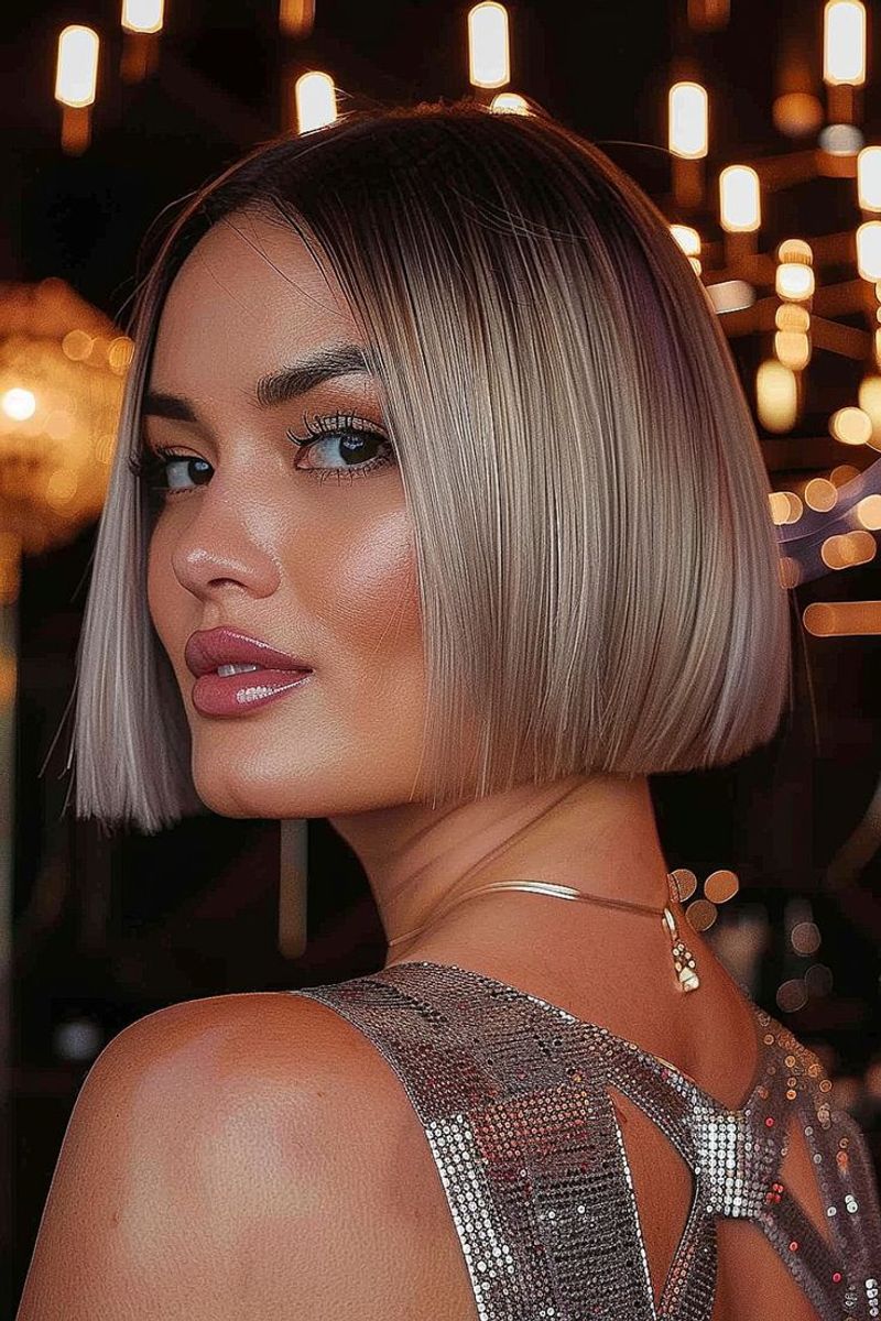 Blunt Jaw-Length Bob