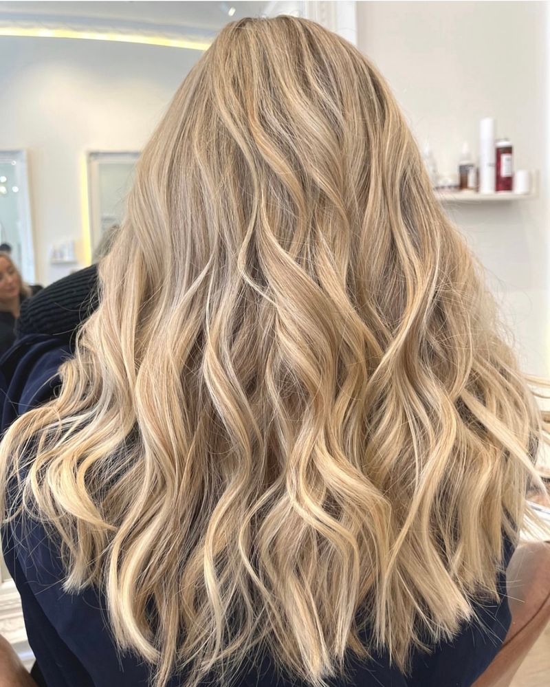 Creamy Blonde Curls