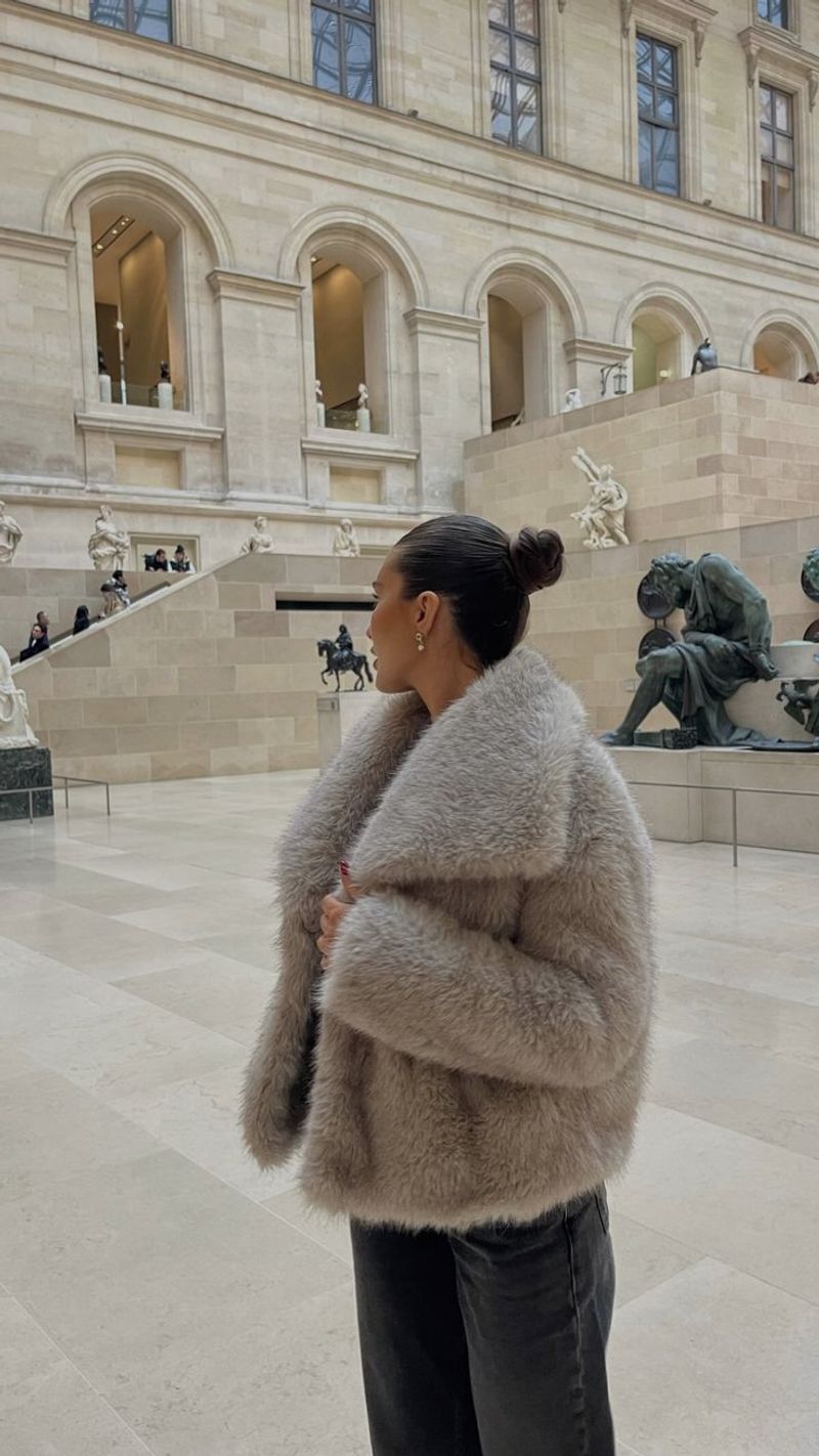 Chic Faux Fur Coat