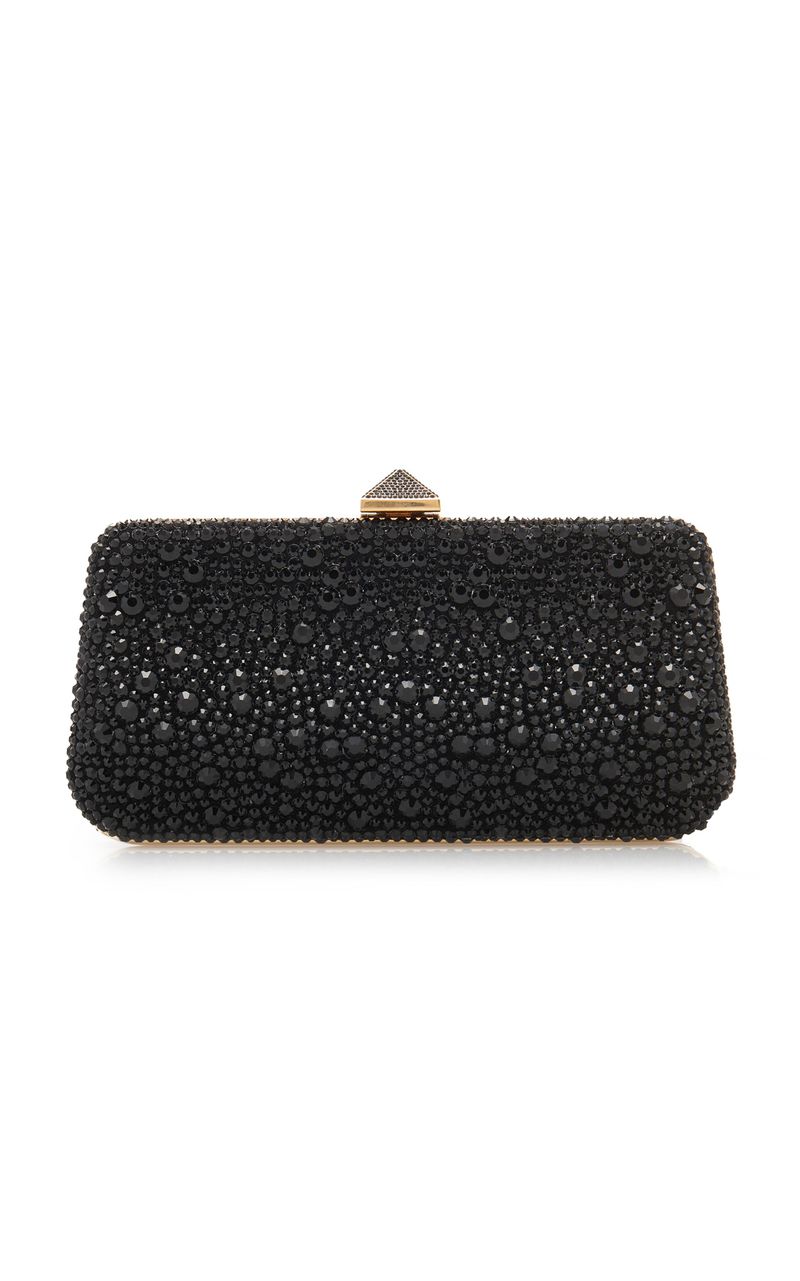 Crystal-Embellished Evening Bag