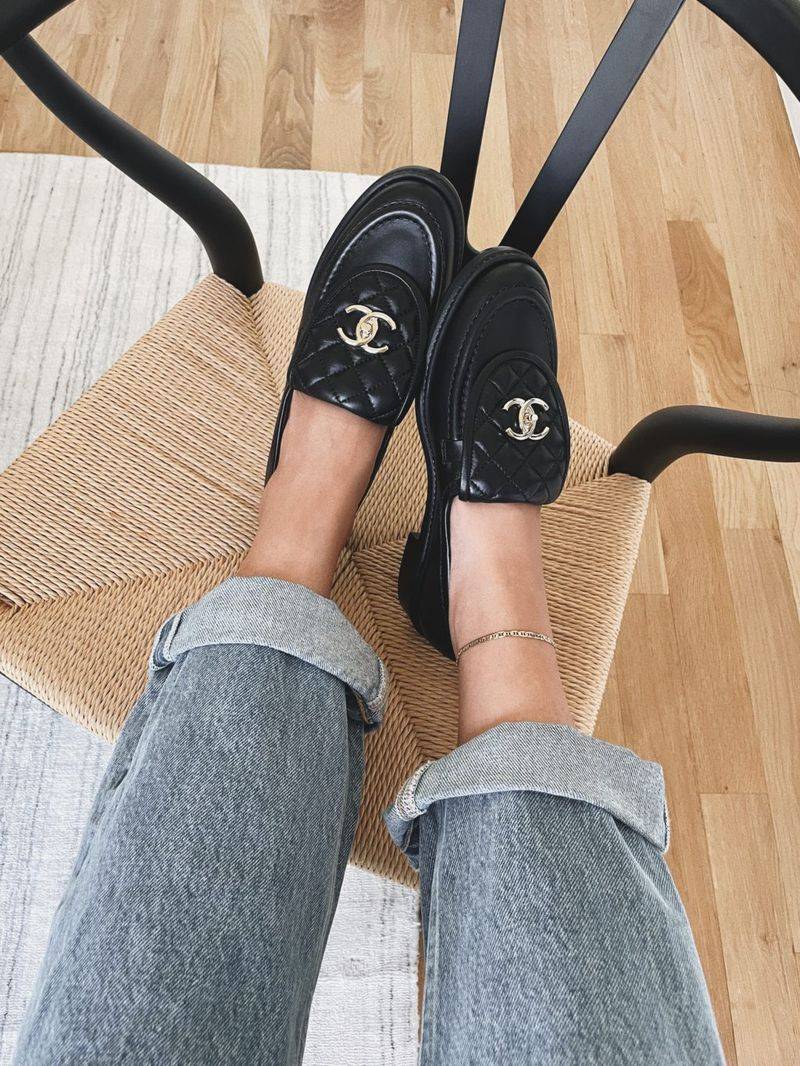 Chanel Quilted CC Turnlock Loafers