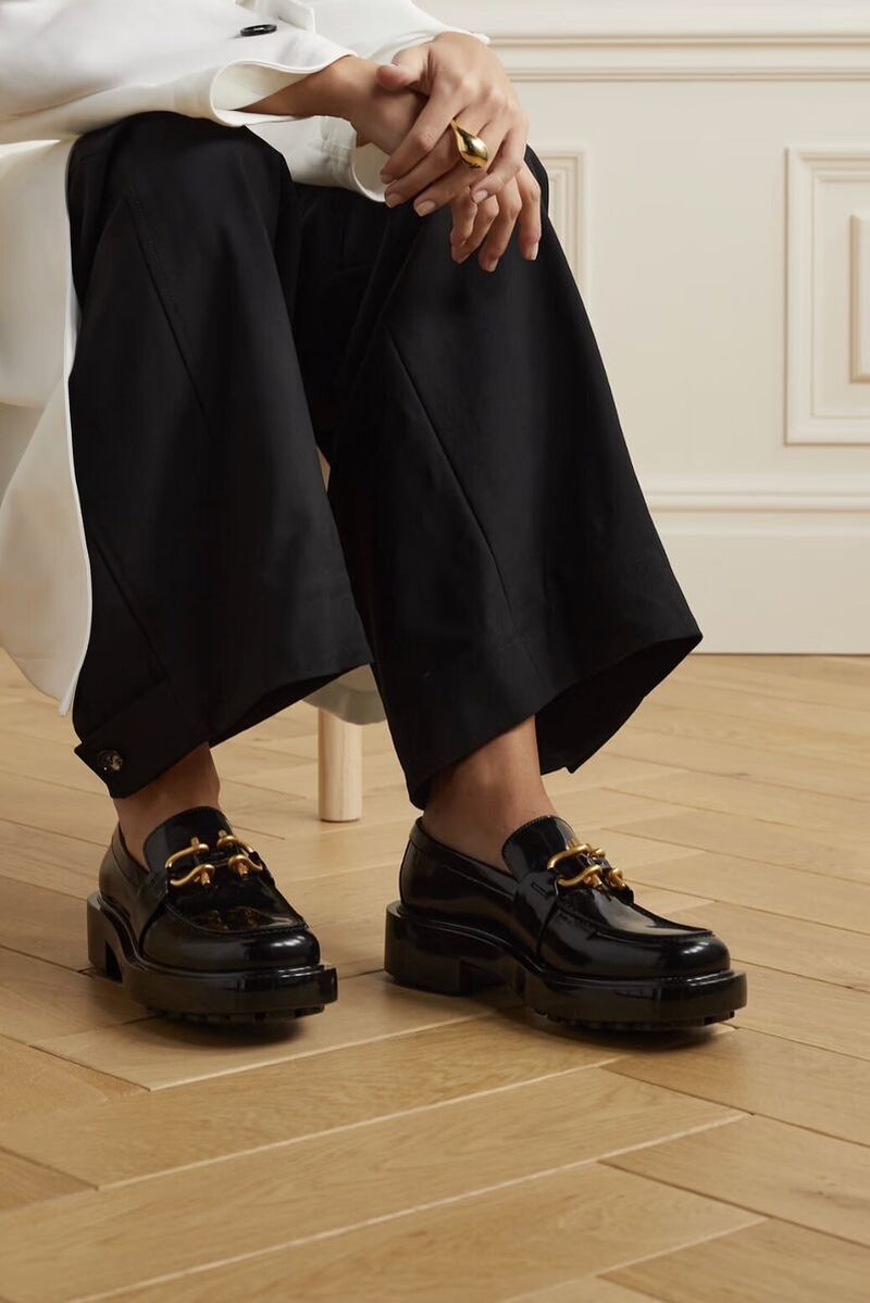 Bottega Veneta Monsieur Calfskin Bit Loafers