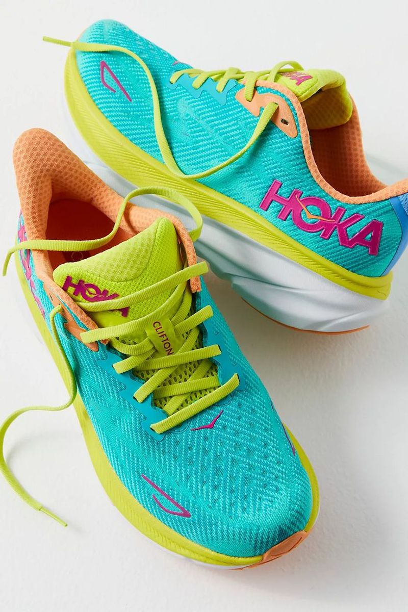 Brightly Colored Athletic Shoes