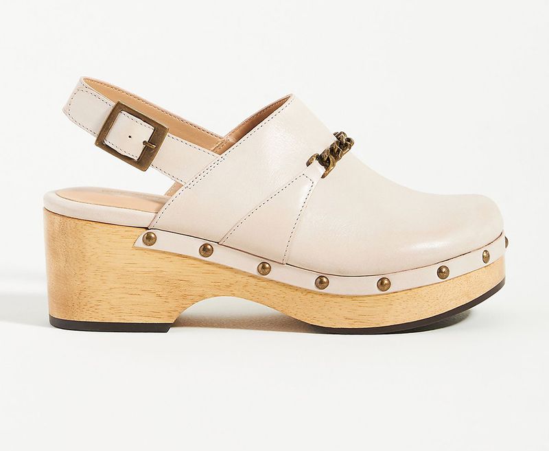 Silent D Georgia Slingback Heeled Clogs