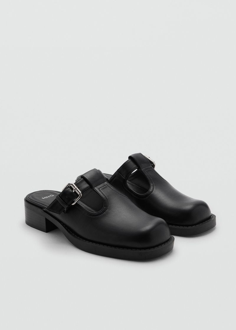 MANGO Mule-Style Clogs With Buckle