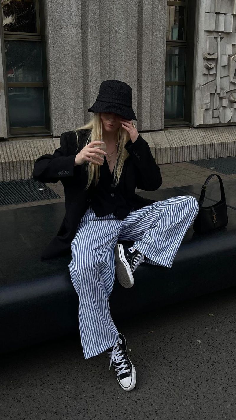 7 Must-Have Wardrobe Items to Style Effortlessly with Striped Pants, According to a Stylist