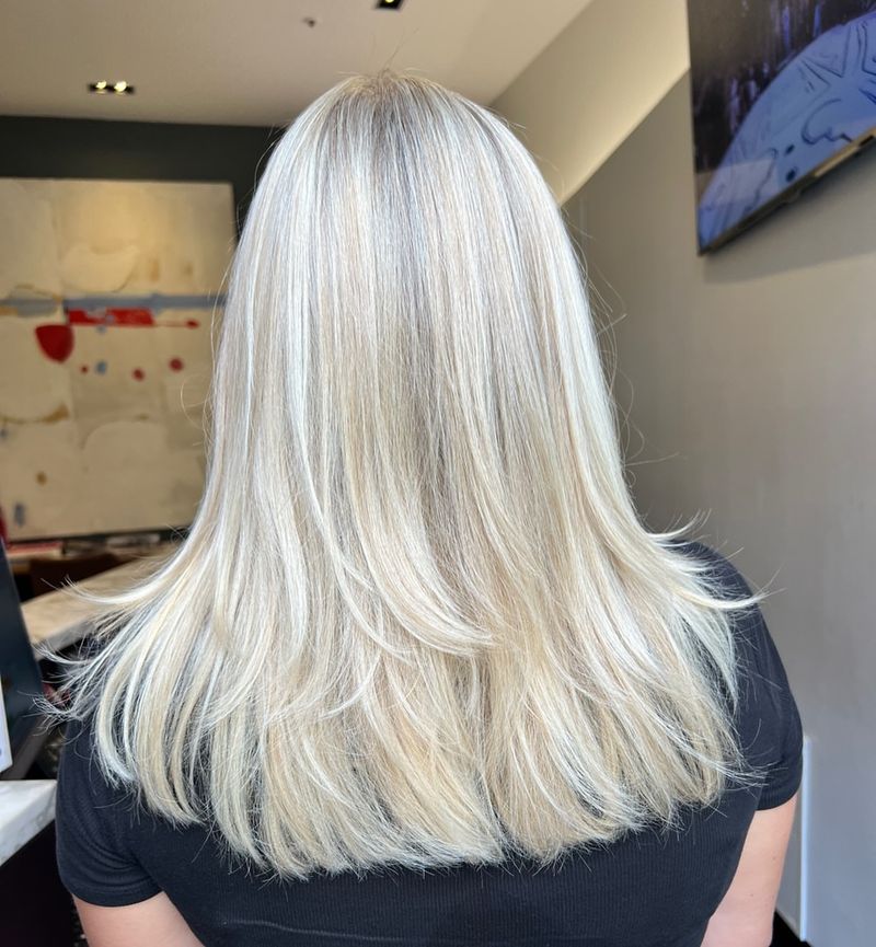 Creamy Blonde Highlights