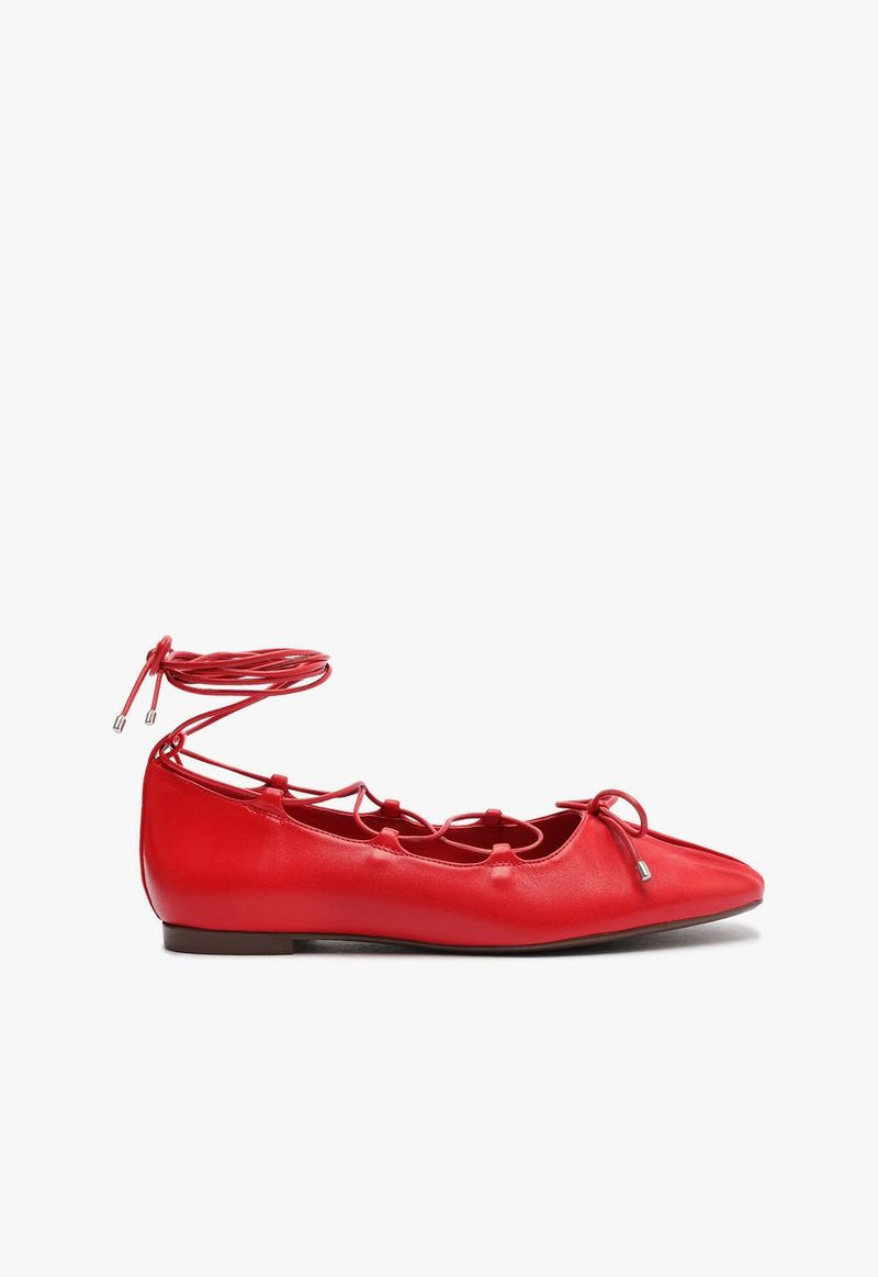 Schutz Arissa Lace Up Flat