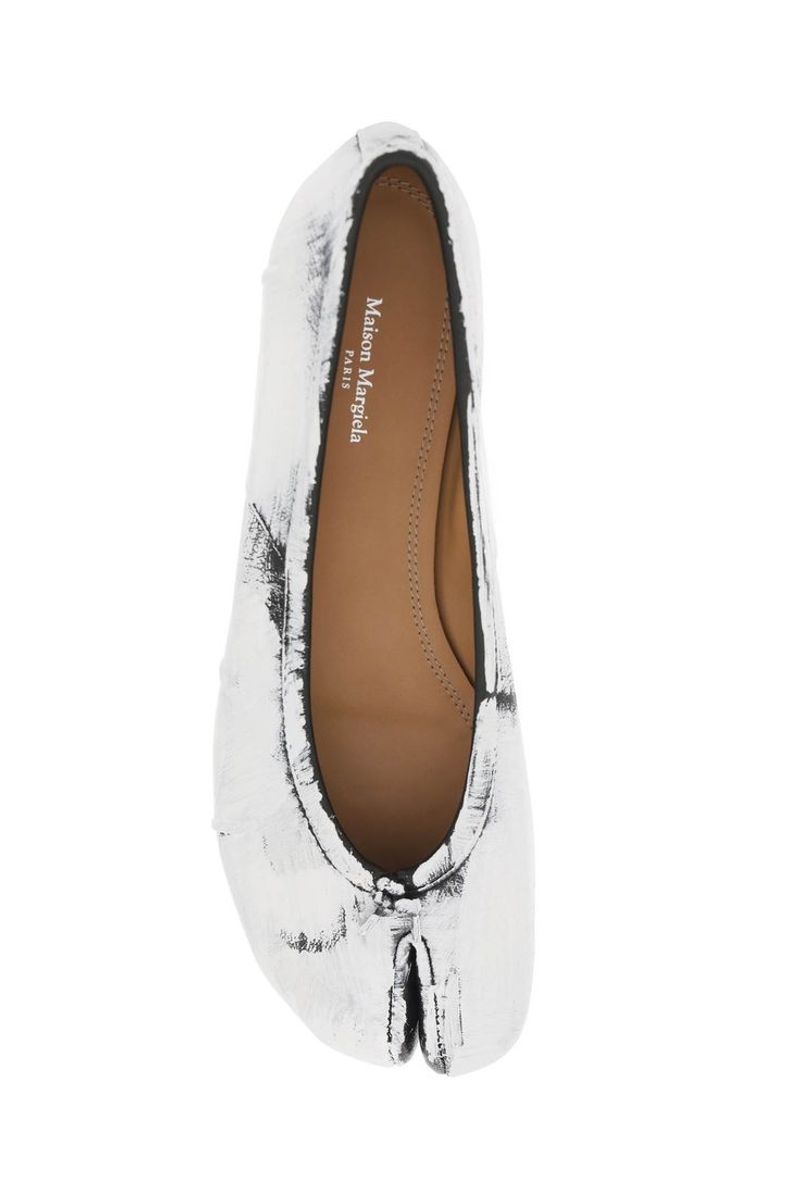 Maison Margiela Tabi Metallic Ballet Flats