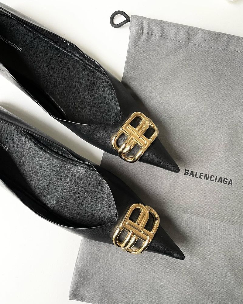 Balenciaga Square Knife Ballet Flats
