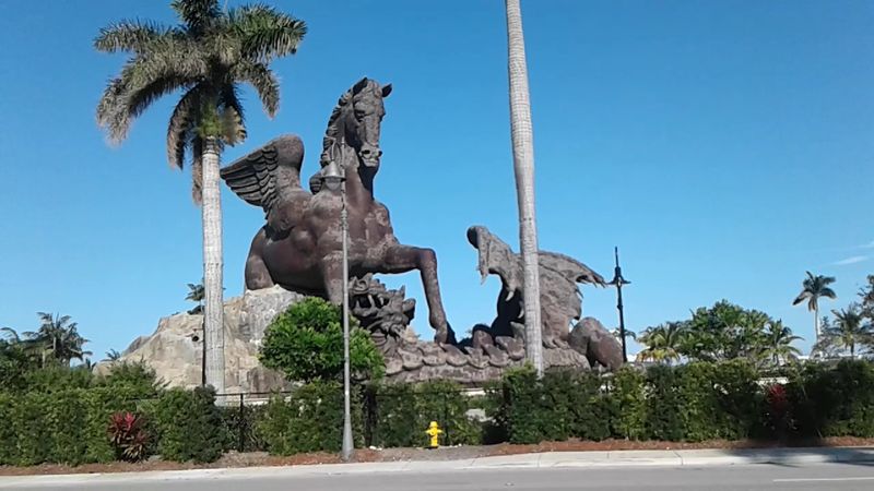 The Pegasus & Dragon Statue (Hallandale Beach)