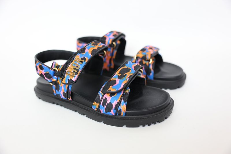 Dior Technical Fabric Mizza Print DiorAct Sandals