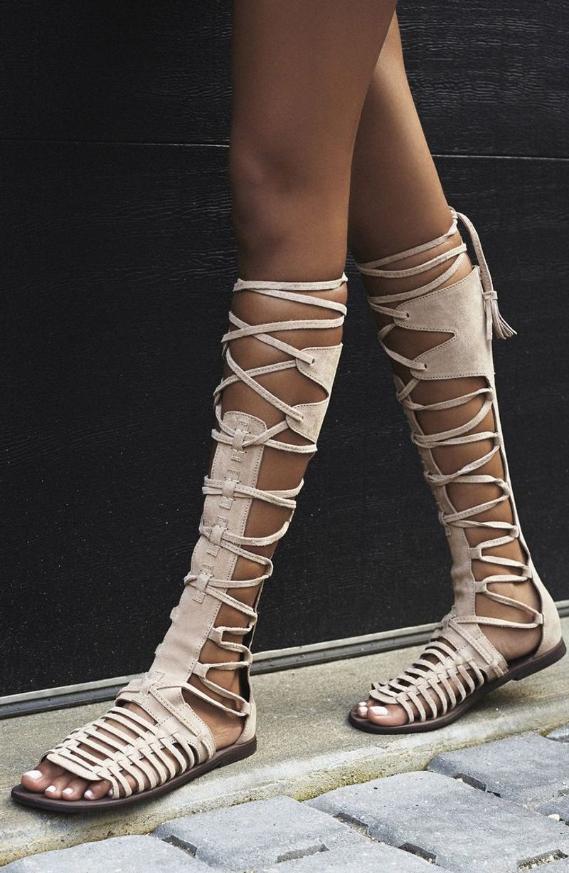 Overly Strappy Gladiator Sandals