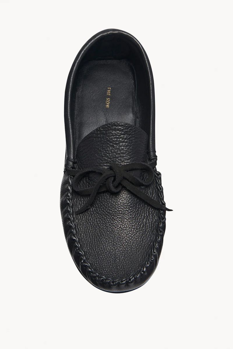 The Row Lucca Leather Moccasins
