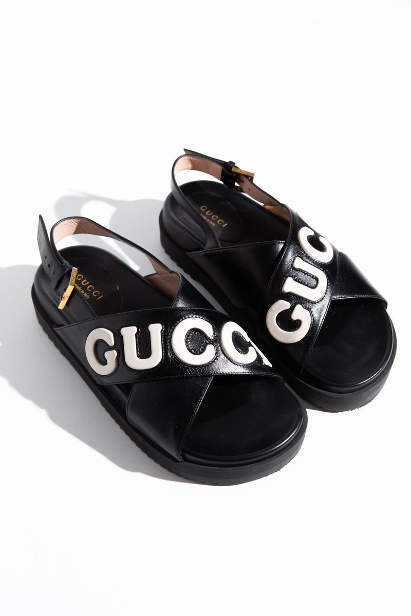 Gucci Logo Sandals
