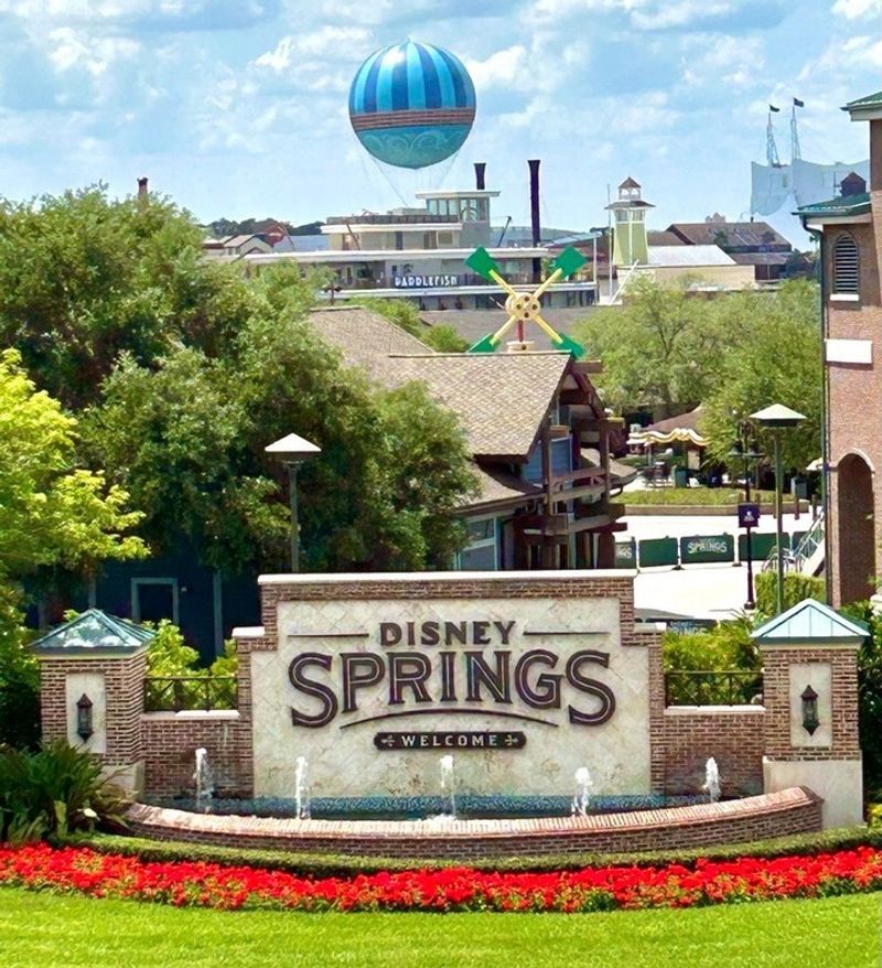 Head to Disney Springs for a final Orlando-only stroll